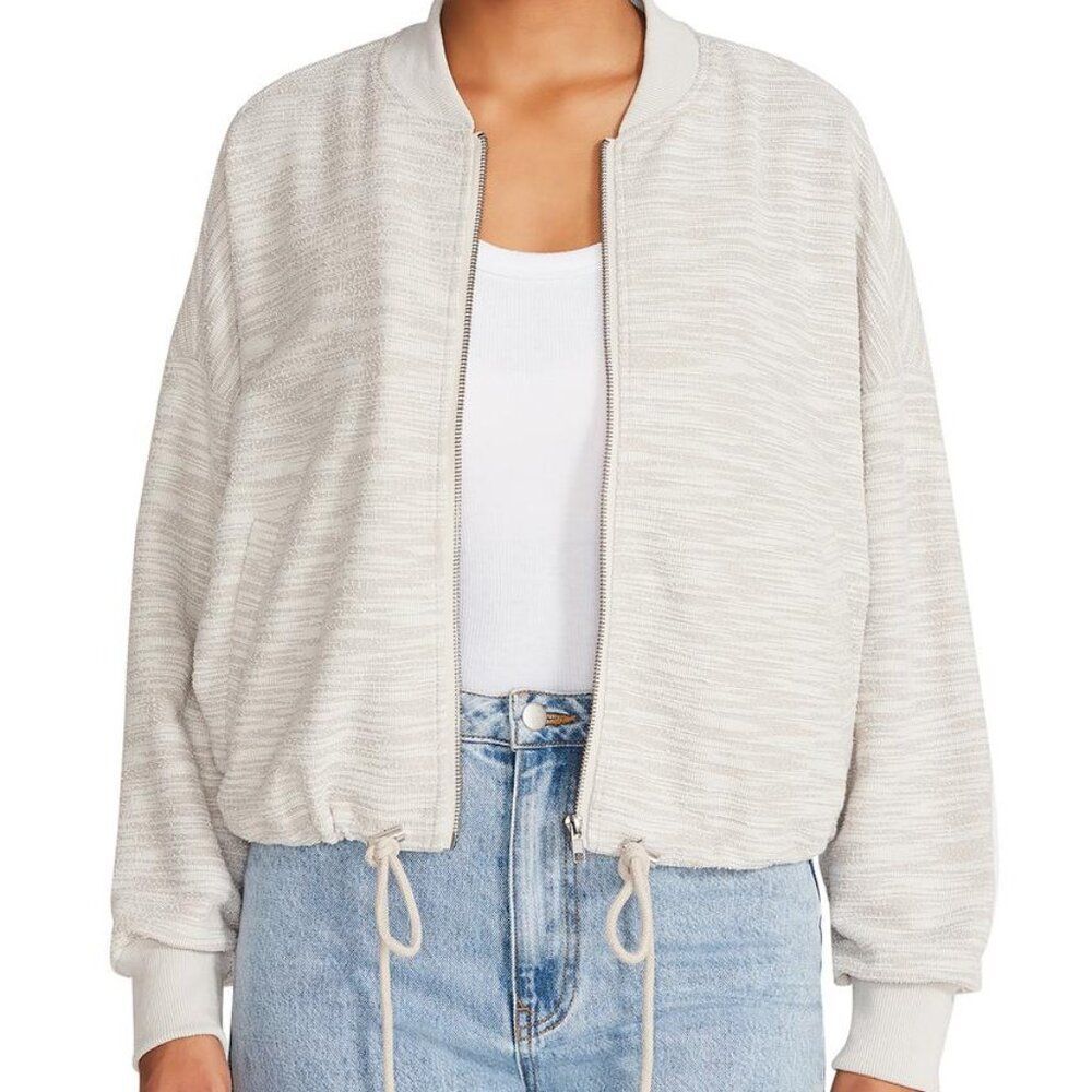 Steve Madden Yves Textured Bomber Jacket